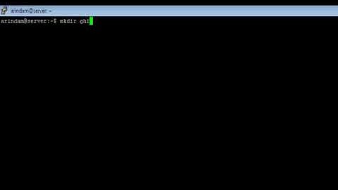 Linux - mkdir Command - w3resource