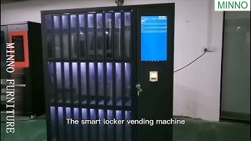 Smart locker vending machine suitable for selling fragile products and big size products.
