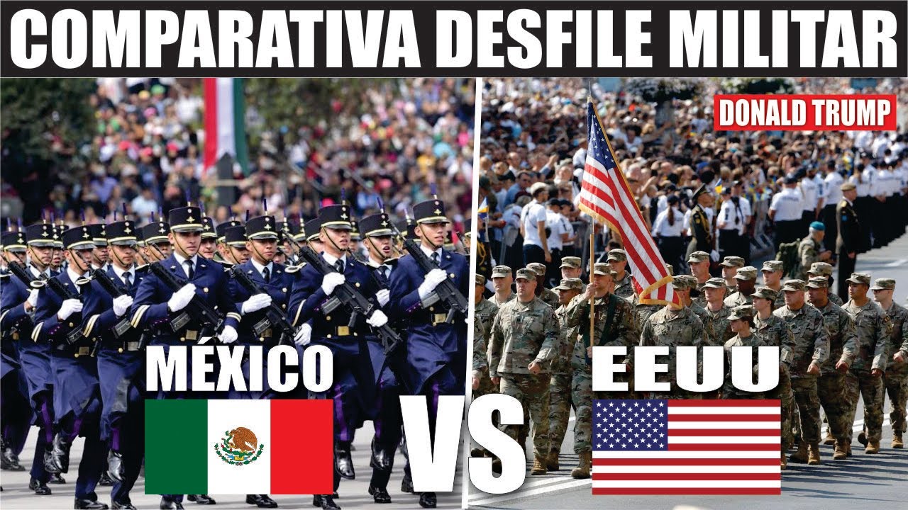COMPARATIVA DESFILE MILITAR MÉXICO VS EEUU!!!! NO LO PUEDO CREER!!🤣