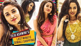 💝 Teju Ashwini's Last Min Diwali Shopping! Cute Expressions & Gorgeous Smile will Melt your Heart!!