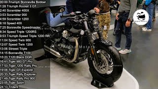 2024 Triumph Motorcycles Full Line up