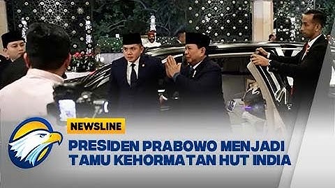 Antusiasme Warga, Sambut Presiden Prabowo di India - [Newsline]