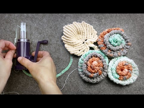 Easy Macrame Yarn Flower (DIY) Rope Craft Idea 