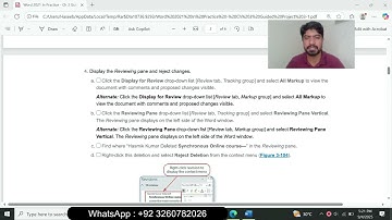 Word 2021 In Practice - Ch 3 Guided Project 3-1 | word 2021 In Practice - Ch 3 Guided Project 3-1
