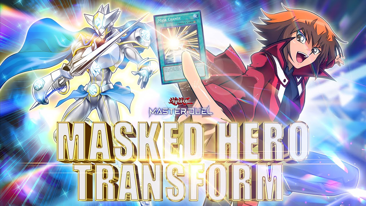 MASKED HERO TRANSFORM! 🔥 (ROAD TO MASTER RANK) | Yu-Gi-Oh! Master Duel