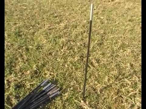 Long Net Support Poles - YouTube