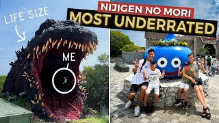 We visited Japan’s REAL LIFE RPG Theme Park & Ziplined into Godzilla’s Mouth 😱