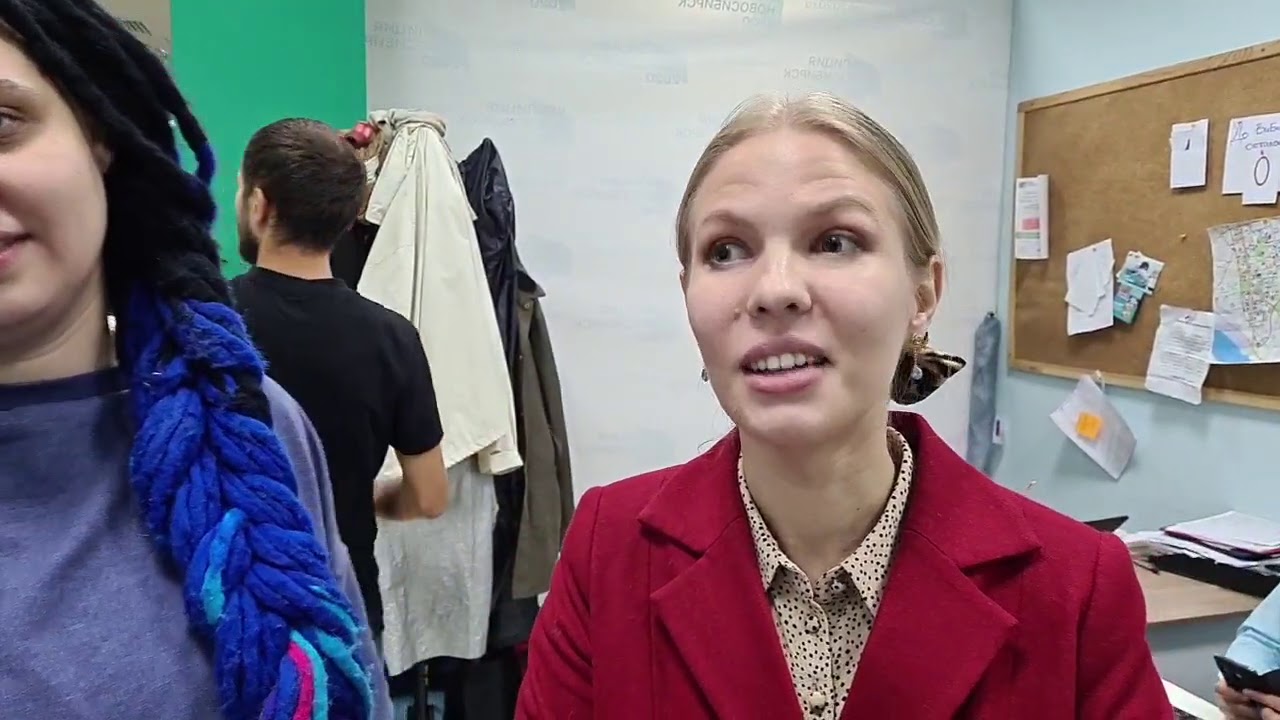 штаб Коалиции Новосибирск-2020 после полуночи