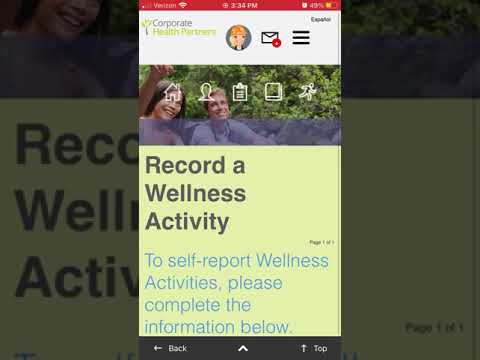 Access Yancey Wellness App called 