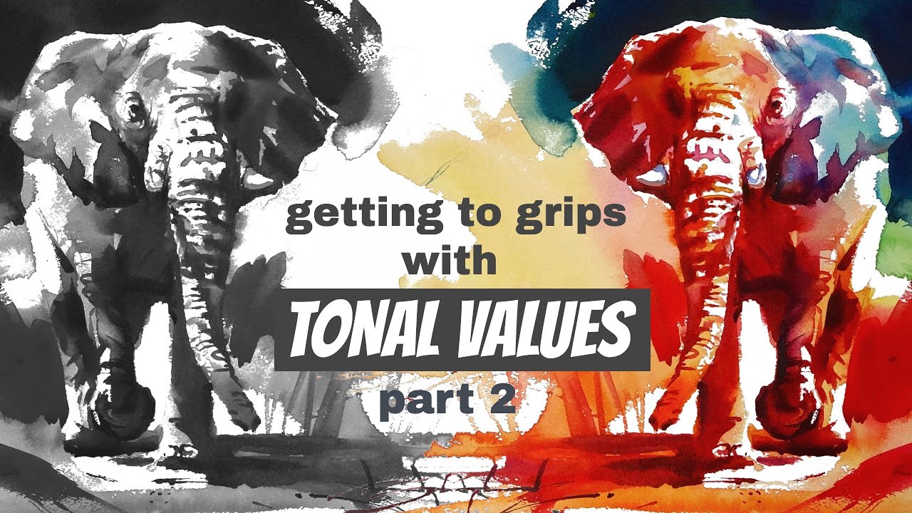 Ep. 4 Improve your Watercolor Painting Tonal Values made simple (part