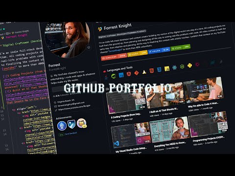 I Made a Custom GitHub Profile README Portfolio (and you can, too)