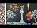 Let's Draw Disney's Tangled--In Chalk! ♫ 8 HOURS of Art + Lullabies