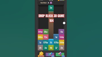 Drop Block 3D Puzzle Gameplay 104 #games #eronluke #shortvideo #shortsfeed