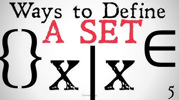 Ways to Define a Set (Axiomatic Set Theory)