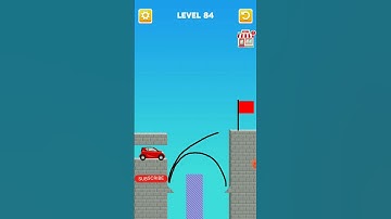 Draw Bridge. All Level Gameplay Android, iOS 84 #shortvideo #shorts #gameplay #viral