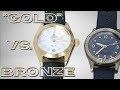 Bronze vs. Fake Gold Watches