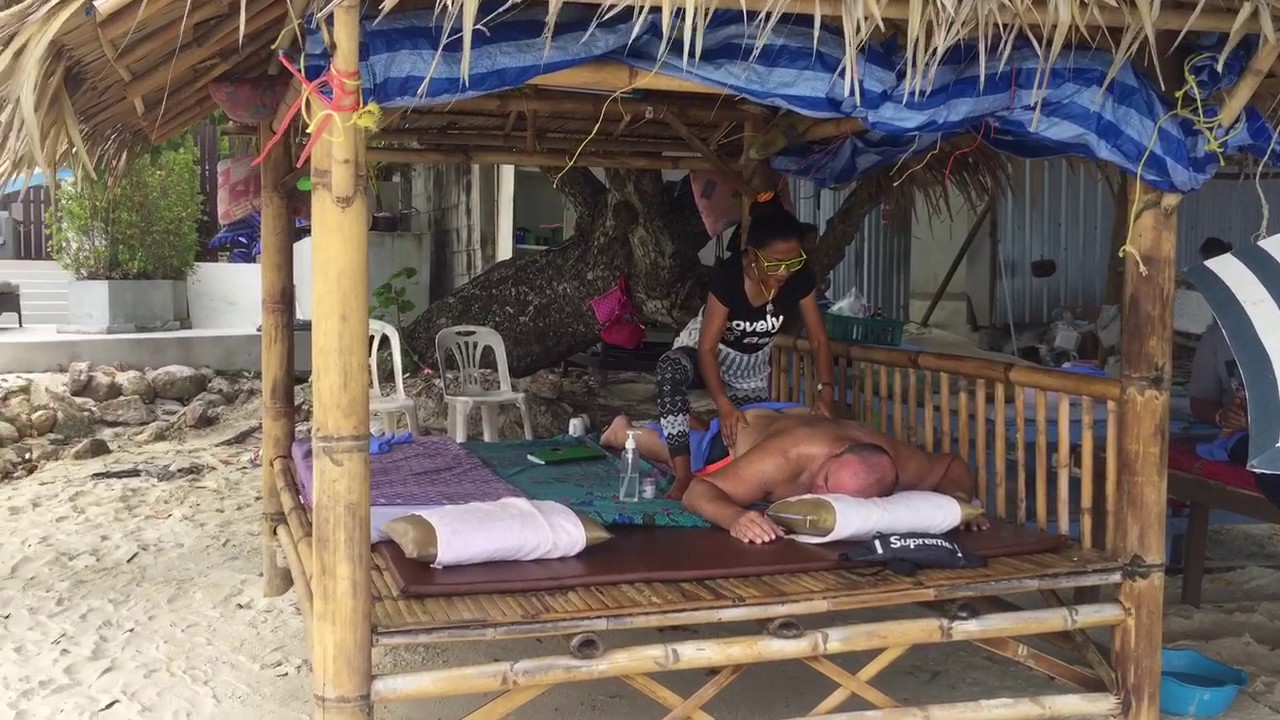 Coconuts and Thai massage on the beach, Samui island, Thailand YouTube