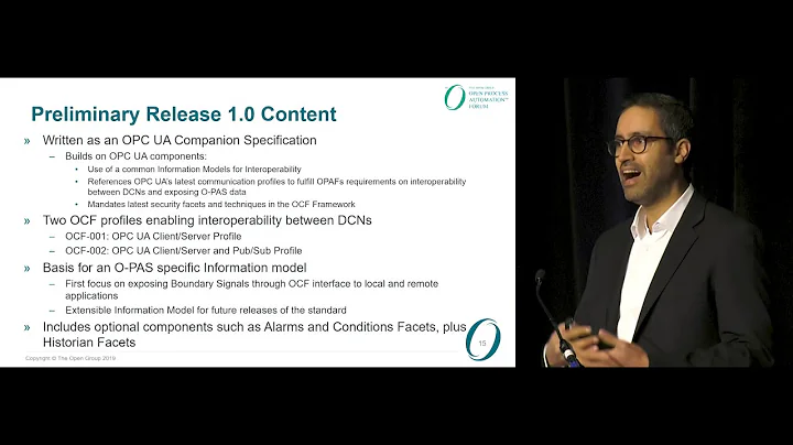 O-PAS Standard Version 1.0 Connectivity - Amine Houyou of Siemens - ARC Industry Forum 2019