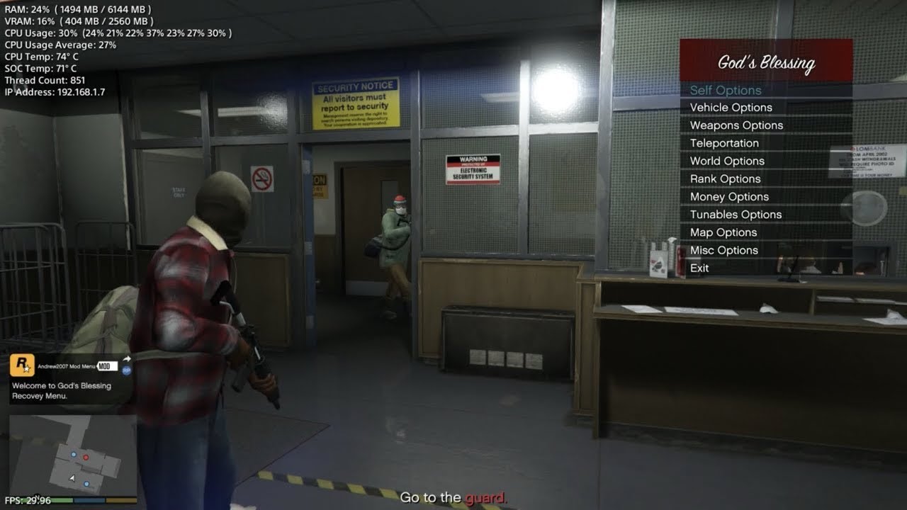 プレステ4 本体  GTA5  COD PS4 12.52 Grand Theft Auto 5 Online Mod Menu | GTA 5 | GTA V