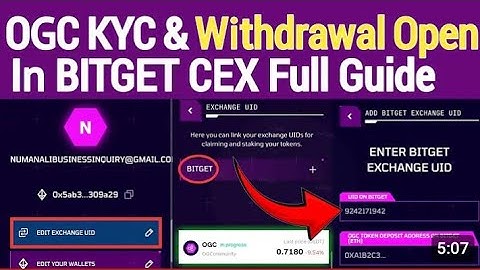 OGC Address Connect Bitget Exchange ogc withdrawal Ogc listing date ogc price claim og point #ogc