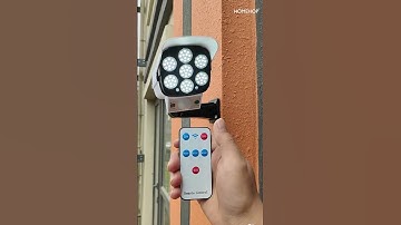 Solar Dummy Camera Wall Lights | Motion Sensor Wall Lights | Remote Control Outdoor Lights