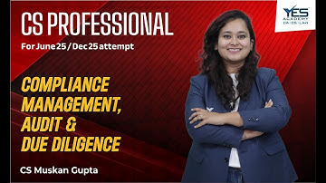CS Professional Due Diligence (CMADD) (Lec 1) | CS Professional DD Jun 25/Dec 25 | CS Muskan Gupta