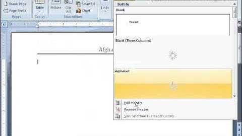 MS Word 2007 Part 24) Page Layout Menu in Dari / Farsi Omar Akbari
