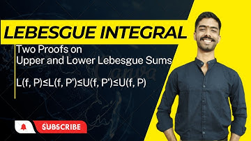 Lebesgue Darboux Sums