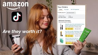 Celebrity Rating my 2023 Beauty Amazon Orders *Viral TikTok Skincare & Makeup Honest Review | Ruby Rose UK Net Worth