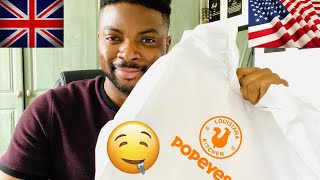 🇬🇧BRIT TRIES POPEYES FRIED CHICKEN FOR THE FIRST TIME!