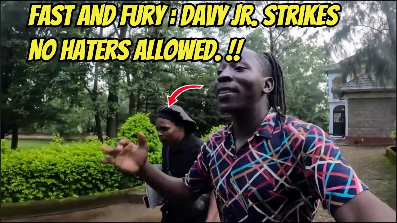 Fast And Fury:Davy Jr Had A Hater On The Run!