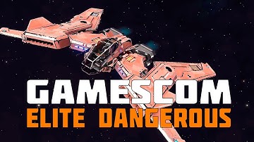 Elite Dangerous - Hiring Crew, Python Killing Fighters & An Alien Leak - Gamescom 2016