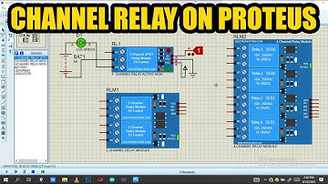 I added a new library for channel relay on Proteus || how to add channel relay on proteus