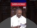 Tamil Nadu Assembly Mourns Loss Of Late Maha Dy CM Ajit Pawar #shorts