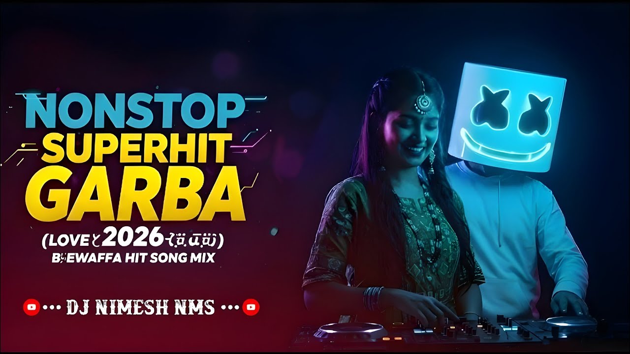 90's Bollywood Nonstop Garba | Trending Hindi Song's Mix 2026 | Garba Mixing | Dj Nimesh NMS 🥁🎤🎶