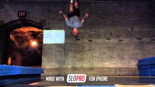 Double step wall flip