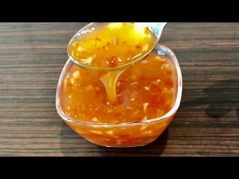 Chinese sweet & sour sauce 🌶 🍤 - Sos słodko-kwaśny - صوص حلو حار