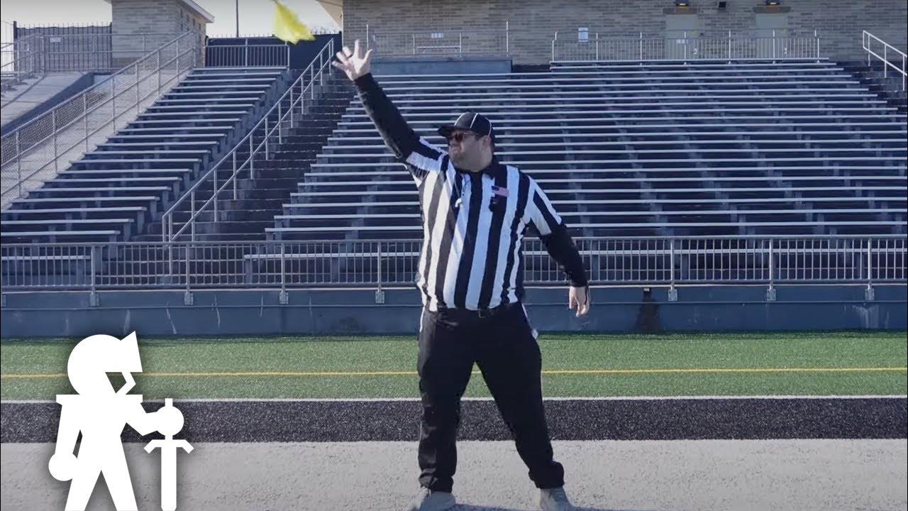 The first NCAAF NFL penalty flag - YouTube
