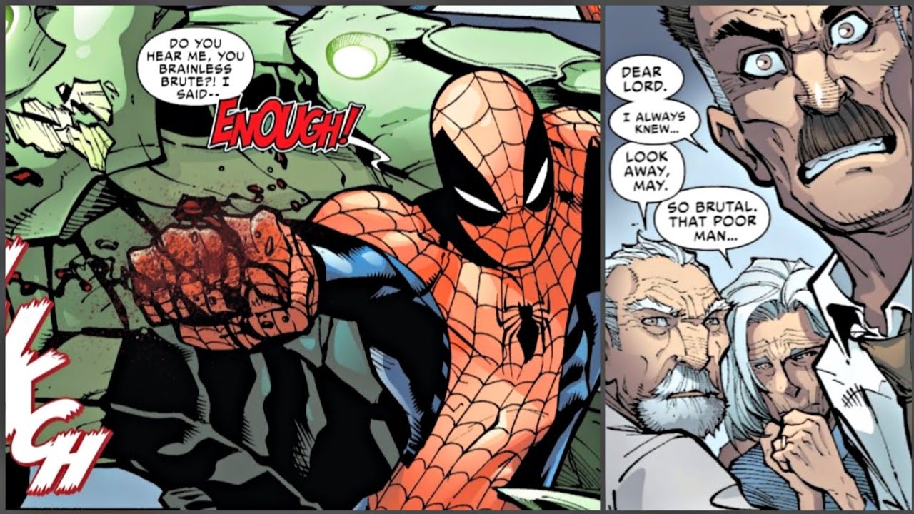 Spiderman Rips Off Scorpion's Jaw In A Most BRUTAL Way - YouTube