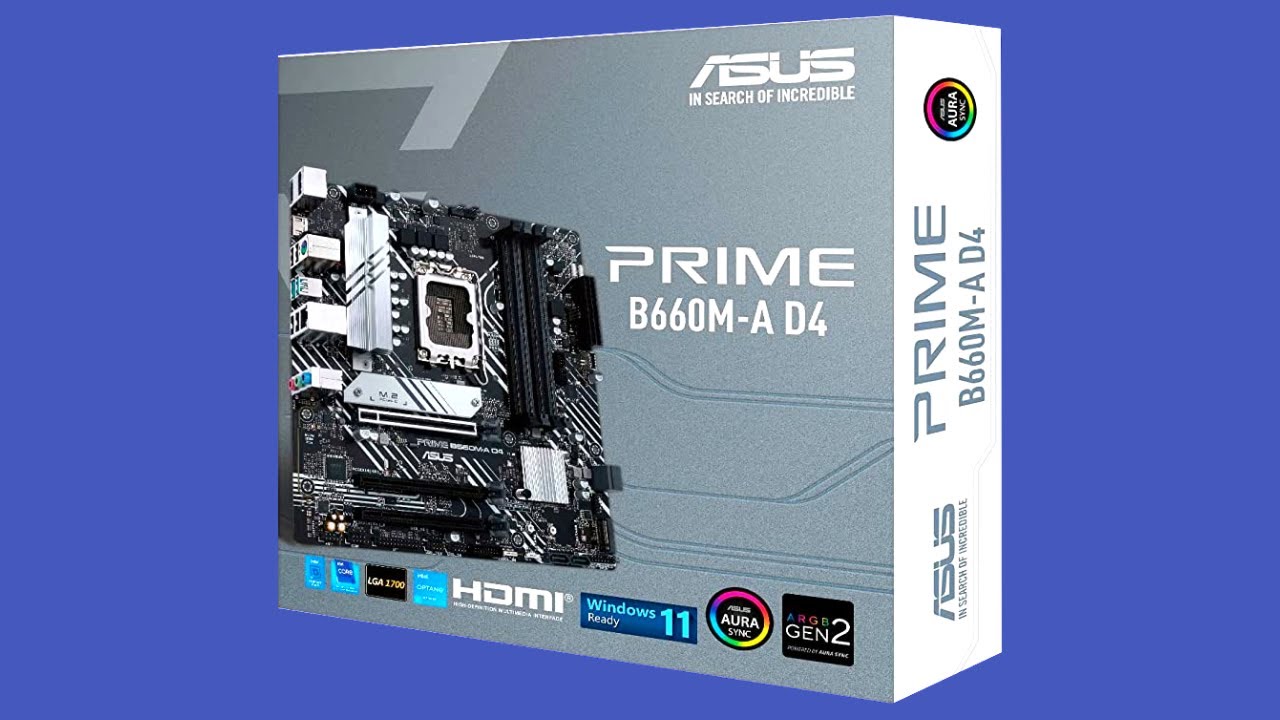 Asus Prime B660M-A D4 Motherboard Unboxing and Overview