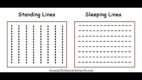 HOW TO DRAW STANDING LINE |SLEEPING LINE | BASIC WRITING | KIDS LEARNING | NURSERY KIDS