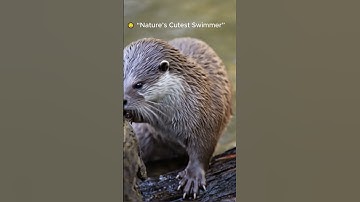 🌞 “Nature’s Cutest Swimmer”#cuteotter #loveotter #shorts