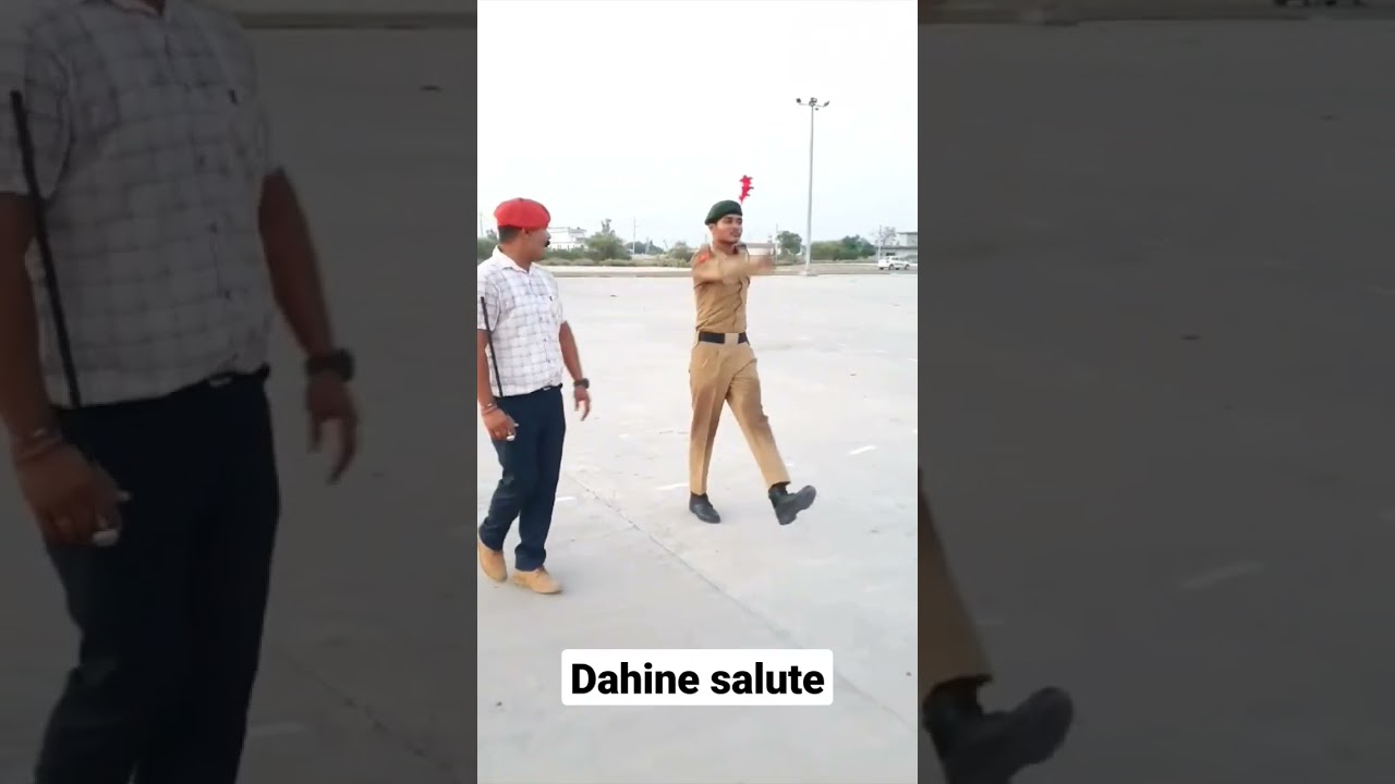 Tej chal se dahine salute @Ncc cadets (The ultimate soldiers) 