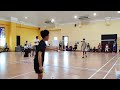 Harun rizky putra vs surya featur laksana putra  pertandingan badminton  crystal stiasa 2023