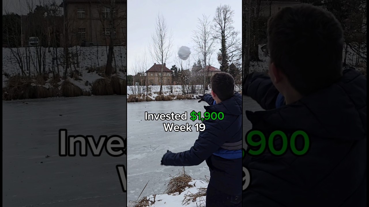 Week 19! Invested $1,900 in Bitcoin! ❄️