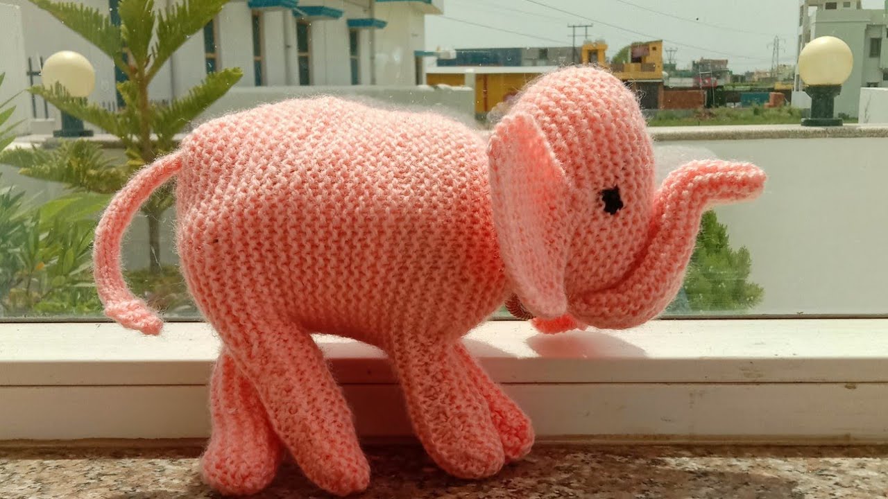 सिलाईयों से हाथी बनाना सीखे बिल्कुल आसान तरीके से  /Woolen Elephant Banaen In Hindi