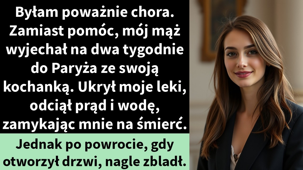 Kiedy wrócił z Paryża ze swoją kochanką, spodziewał się znaleźć moje gnijące ciało. Zamiast tego zastał mnie siedzącą na sofie, popijającą szampana z butelki, którą kupił za moje pieniądze, po tym...