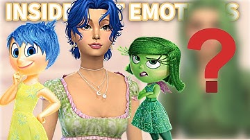 Making INSIDE OUT Emotions as Sims! ~Sims 4 (CAS Challenge)