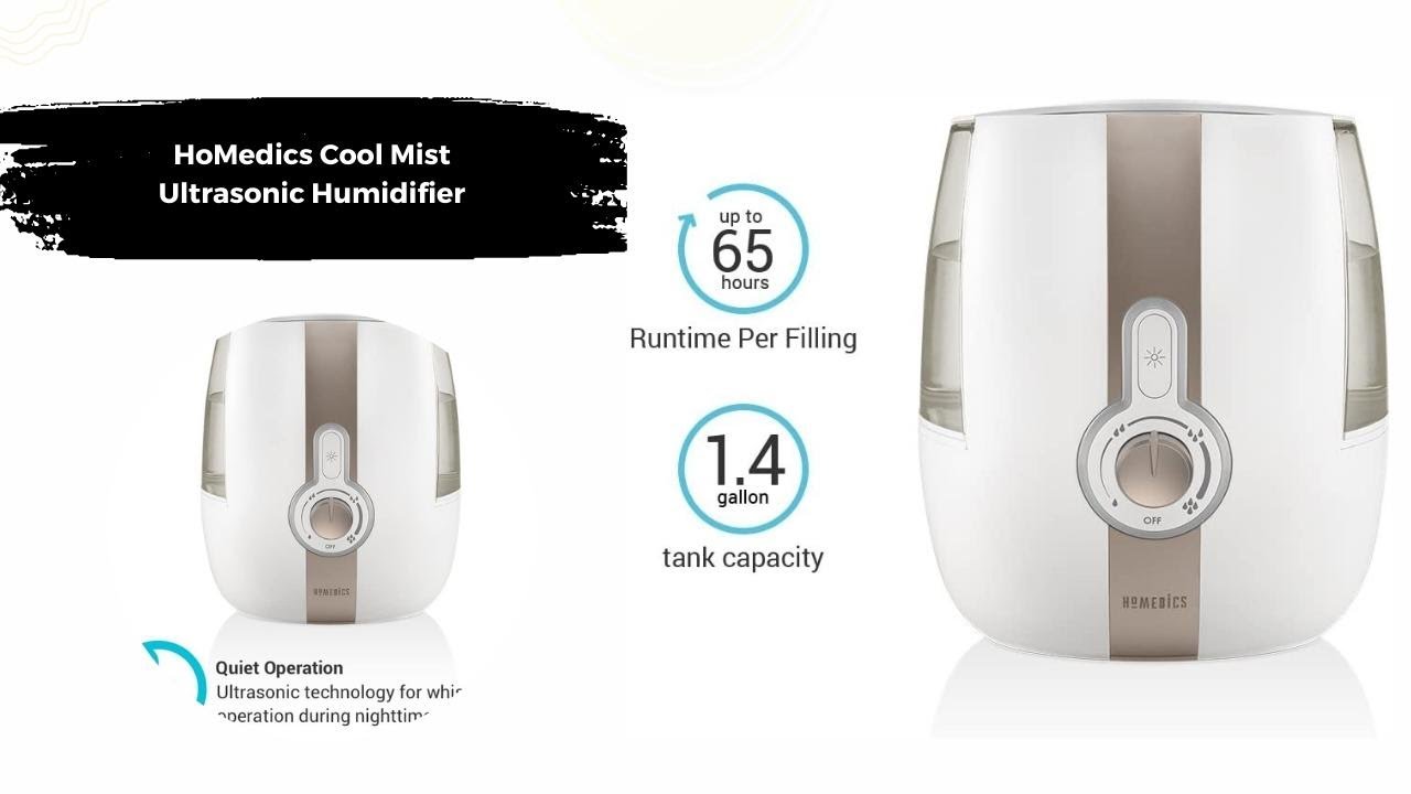 HoMedics Cool Mist Ultrasonic Humidifier | QuestBest-Review