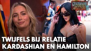 Shelly Sterk zet vraagtekens bij relatie tussen Lewis Hamilton en Kim Kardashian